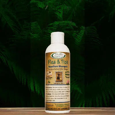 Mad About Organics Flea and Tick Repellent Shampoo for Dogs Mad About Organics