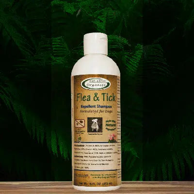 Mad About Organics Flea and Tick Repellent Shampoo for Dogs Mad About Organics