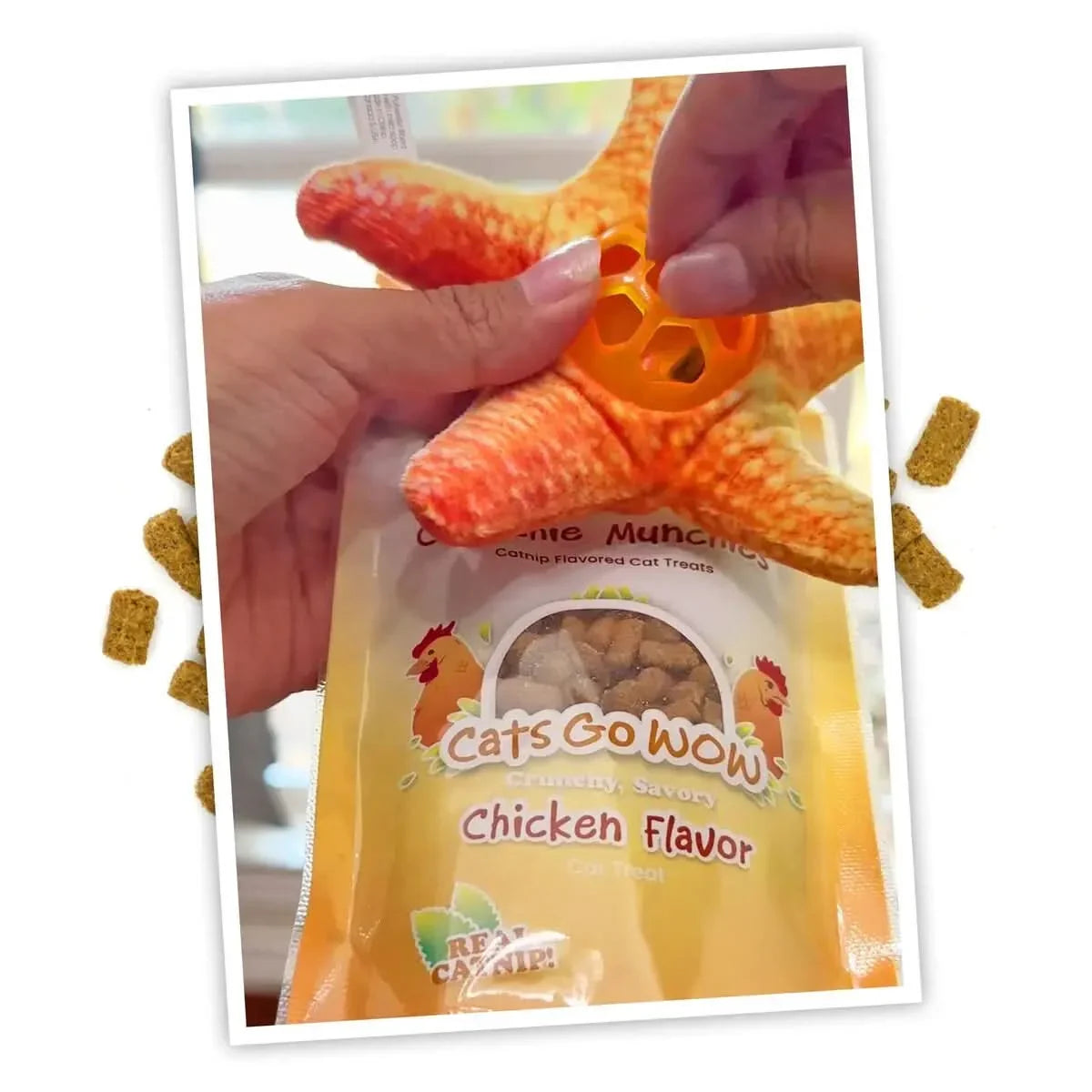 Meowijuana Crunchie Munchie Chicken Cat Treats 3 Oz Meowijuana®