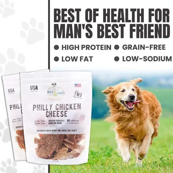 Mika & Sammys Philly Chicken Cheese Dehydrated Dog Treats Mika & Sammys