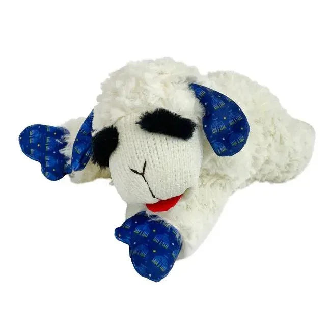 Multipet Hanukkah Lamb Chop Dog Toys 10.5inch Multipet