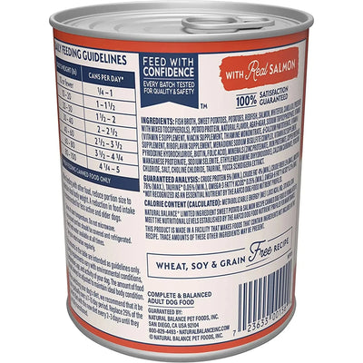 Natural Balance Pet Foods L.I.D. Fish & Sweet Potato Wet Dog Food 12ea/13 oz Natural Balance