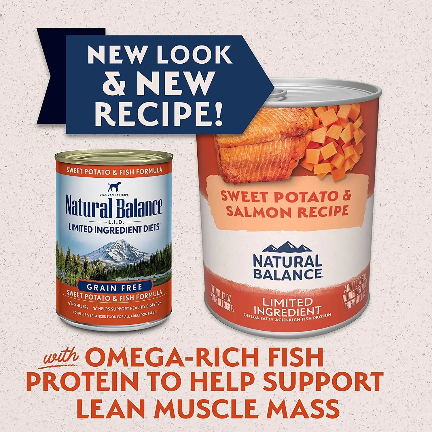 Natural Balance Pet Foods L.I.D. Fish & Sweet Potato Wet Dog Food 12ea/13 oz Natural Balance