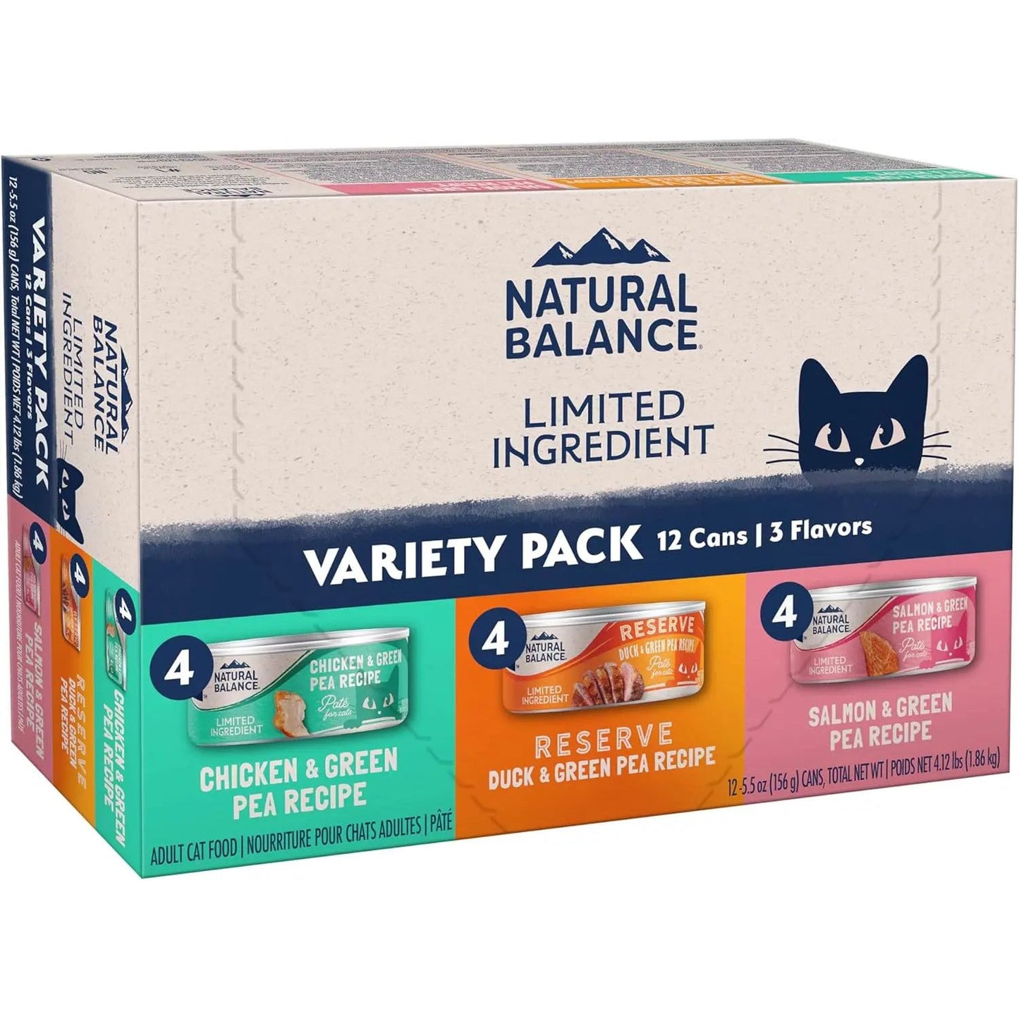 Natural Balance Pet Foods Limited Ingredient Pate Canned Cat Food Natural Balance
