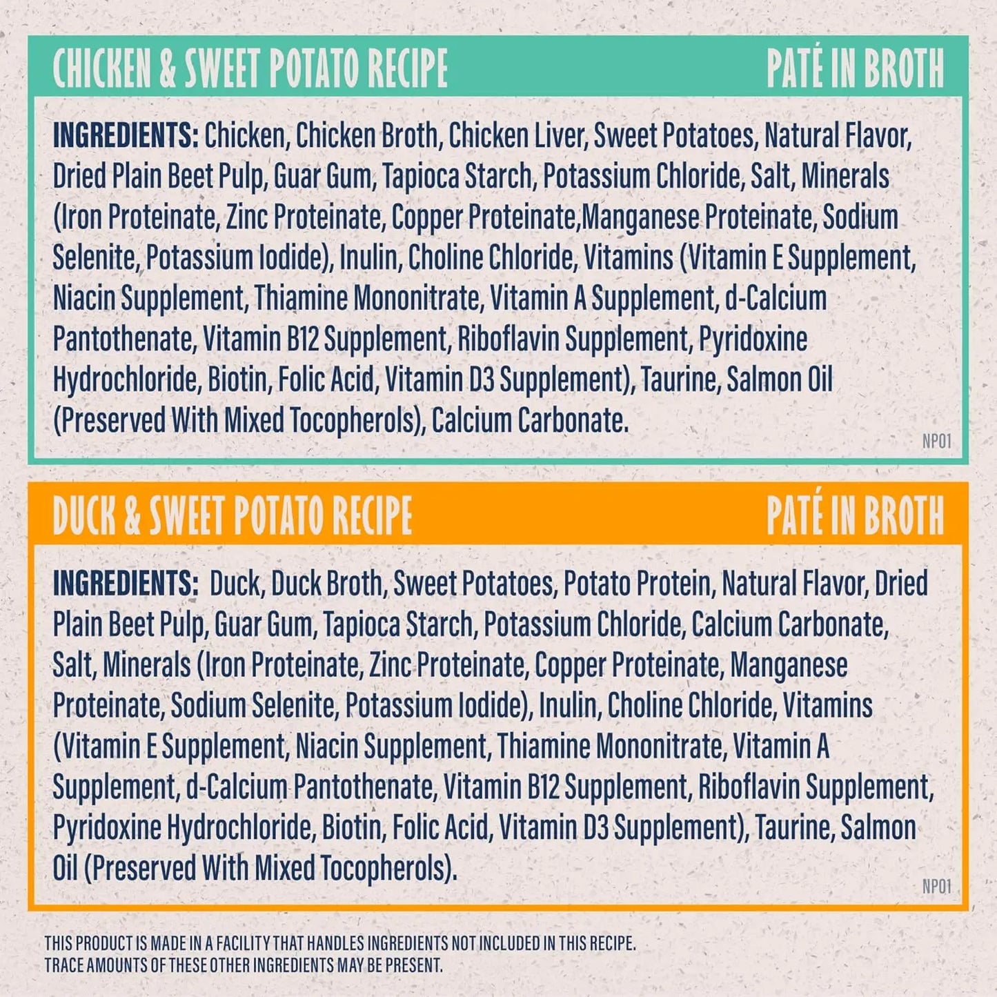 Natural Balance Pet Foods Limited Ingredient Soft Pate in Broth Wet Cat Food 10ea/2.6 oz Natural Balance