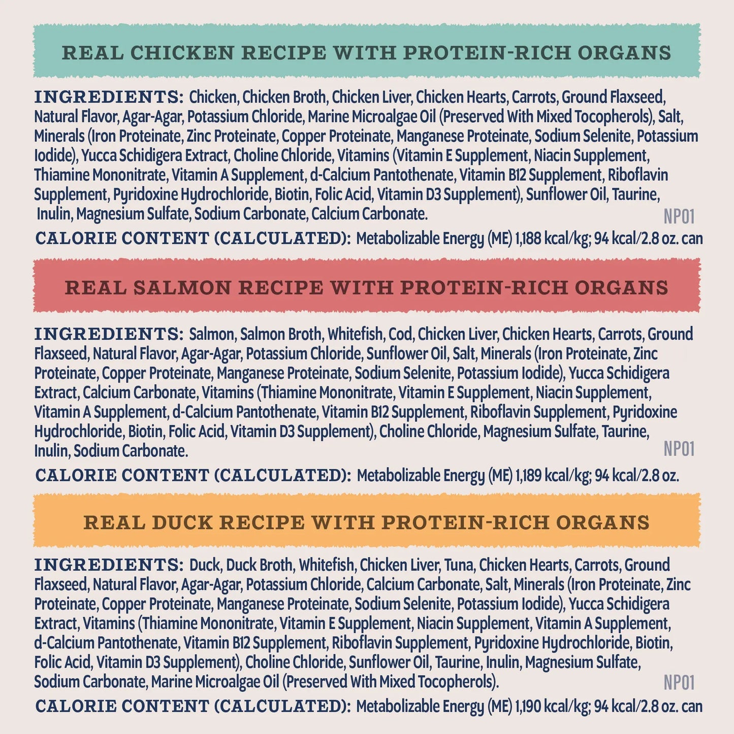 Natural Balance Pet Foods Ultra Protein Rich Organs Pate Canned Cat Food 24ea/2.8 oz Natural Balance