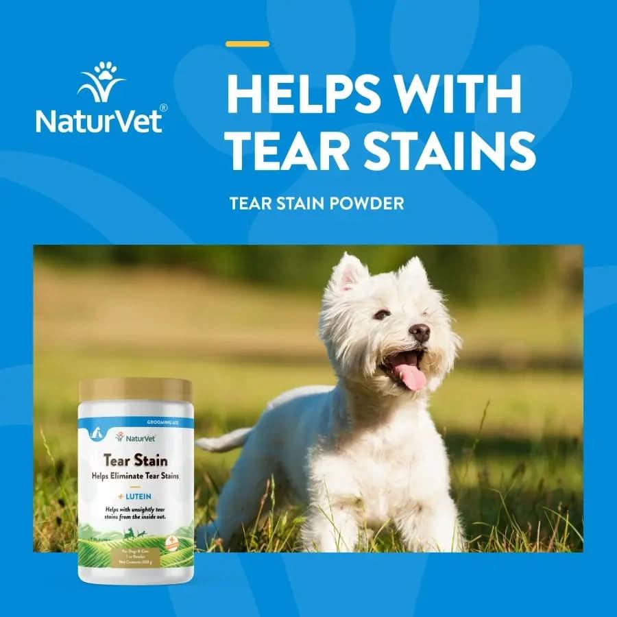 Naturvet® Tear Stain Plus Lutein Supplement Powder for Dogs & Cats 200 Gm Naturvet®