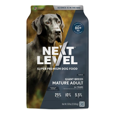 Next Level Giant Breed Mature Adult Dry Dog Food 50 lb Next Level