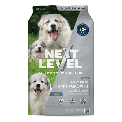 Next Level Giant Breed Puppy + Growth Dry Dog Food 50 lb Next Level