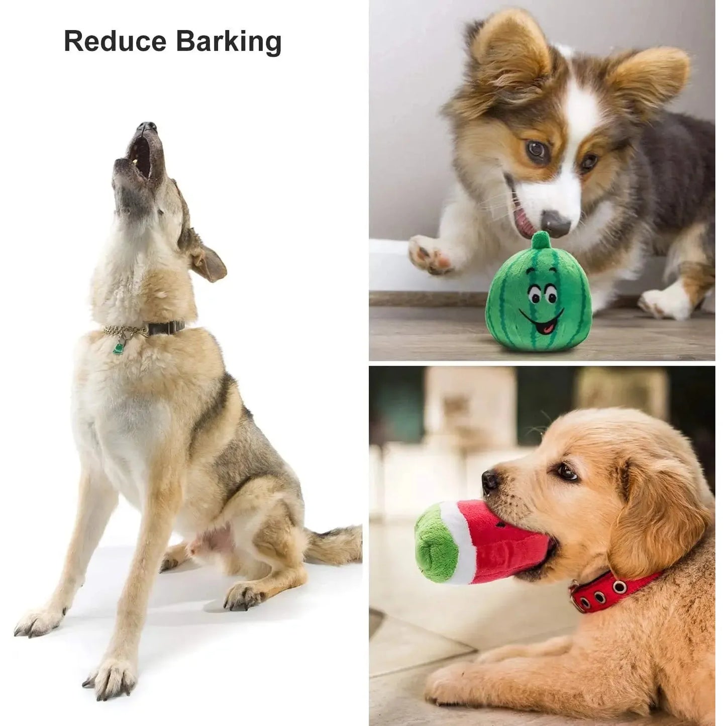 Nocciola 12-Pack Squeaky Dog Toys with Carry Bag Nocciola