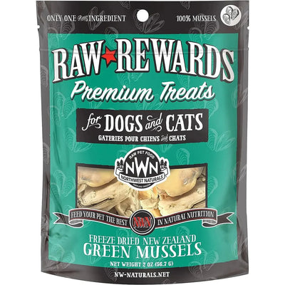 Northwest Naturals Green-Lipped Mussels Freeze-Dried Treats for Dogs and Cats 2oz Northwest Naturals