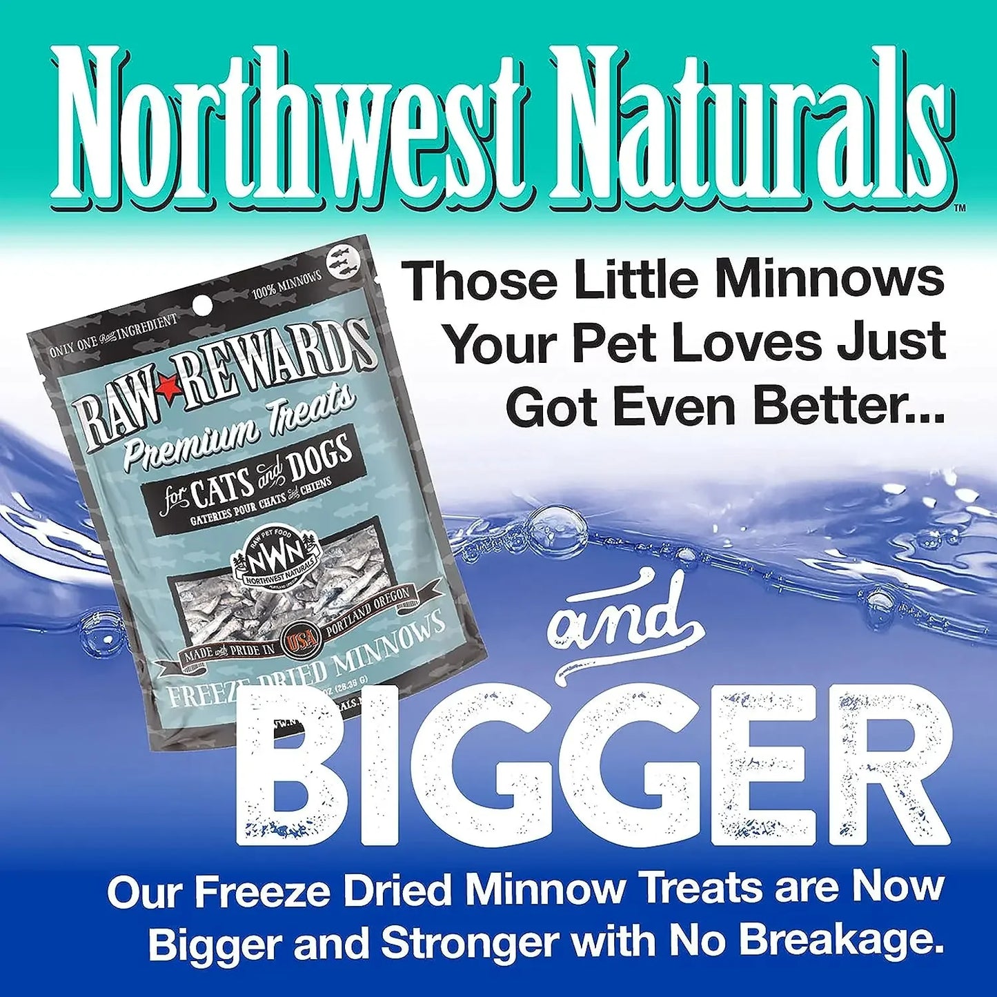 Northwest Naturals Minnows Freeze-Dried Treats for Dogs and Cats Northwest Naturals