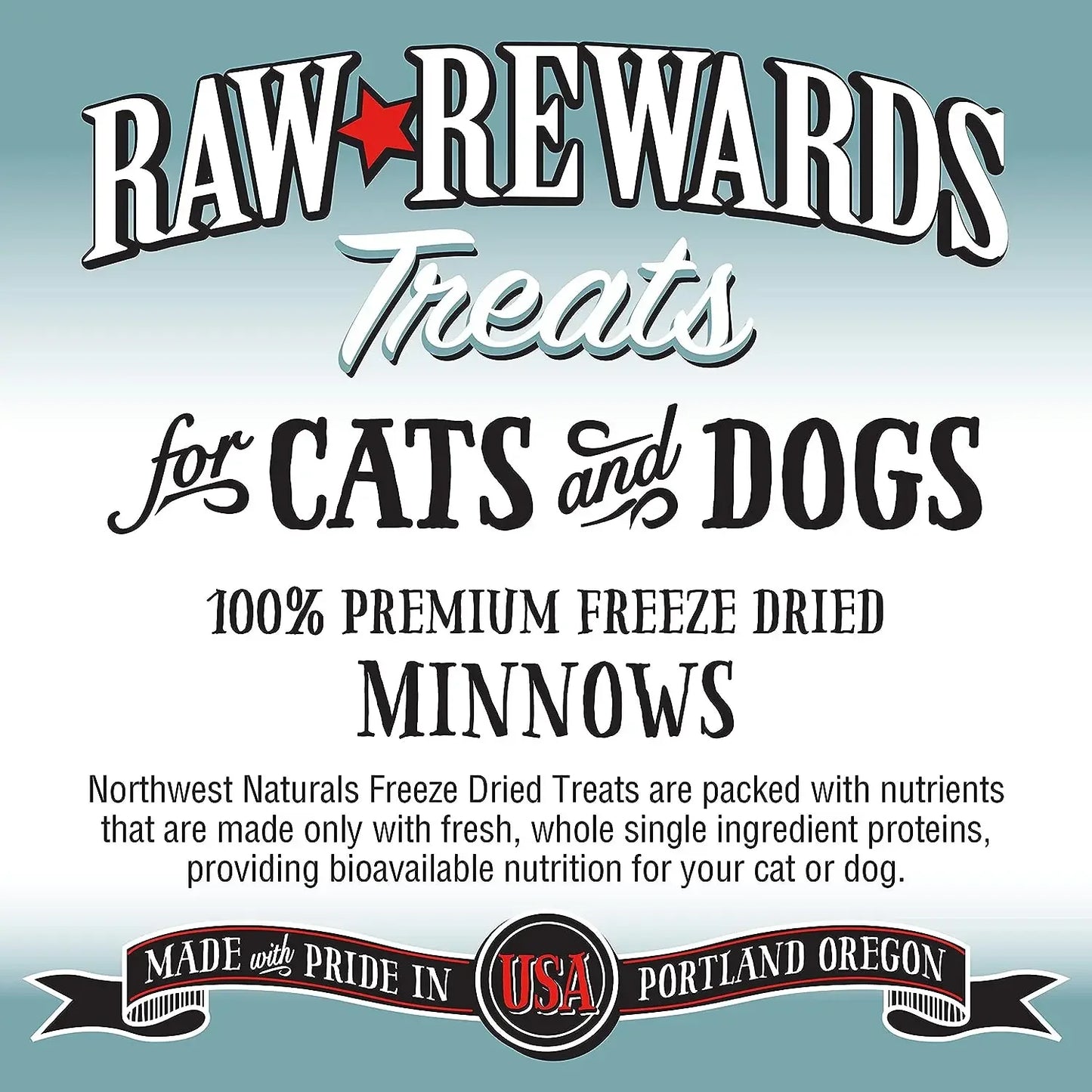 Northwest Naturals Minnows Freeze-Dried Treats for Dogs and Cats Northwest Naturals