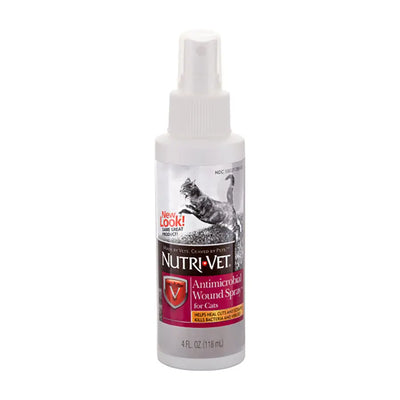 Nutri-Vet Antimicrobial Cat Wound Spray 4 fl oz Nutri-Vet