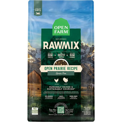 Open Farm RawMix Open Prairie Recipe Grain Free Cat Open Farm