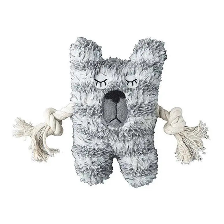 Patchworkpet Greybar Bear 6 Dog Toy