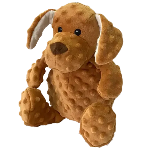 Petlou Dotty Friends Dog Plush Toy w/Squeaker 12" Petlou