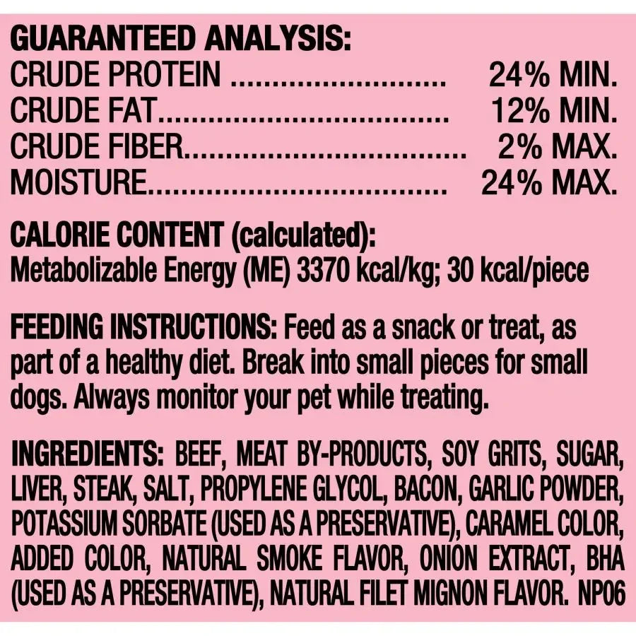 Pup-Peroni Filet Mignon & Bacon Flavor Dog Treats 5.6 oz Pup-Peroni