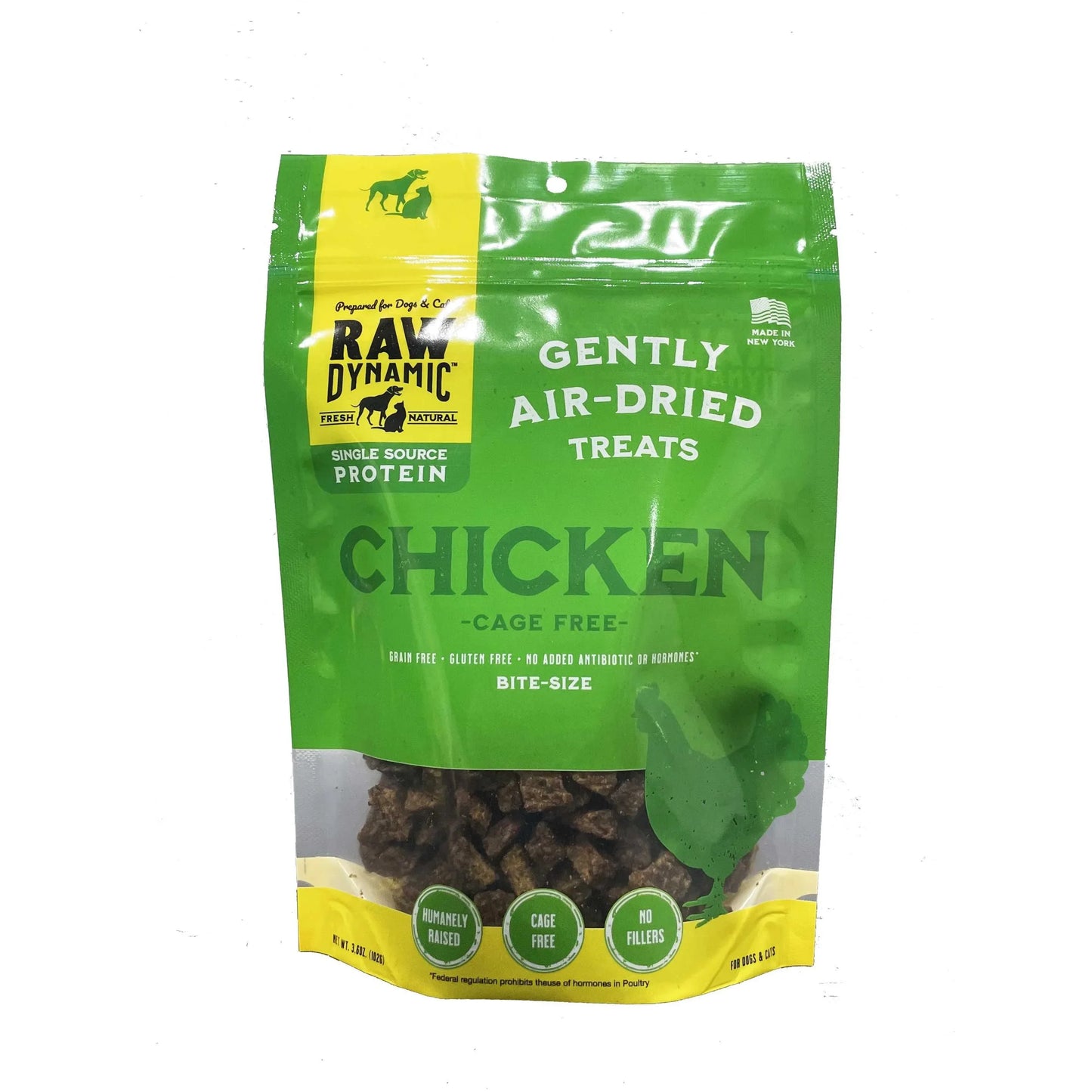 Raw Dynamic Air-Dried Dog Treats 3.6oz Raw Dynamic