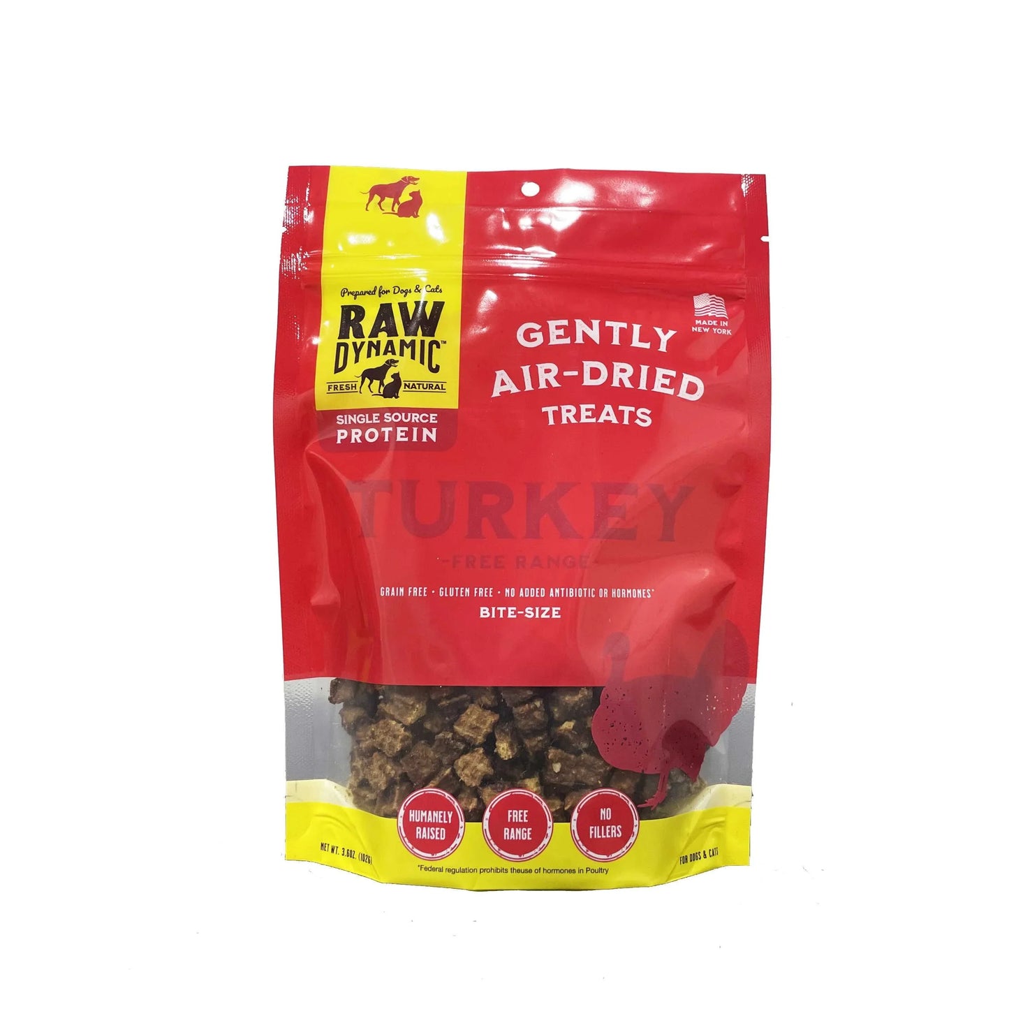 Raw Dynamic Air-Dried Dog Treats 3.6oz Raw Dynamic
