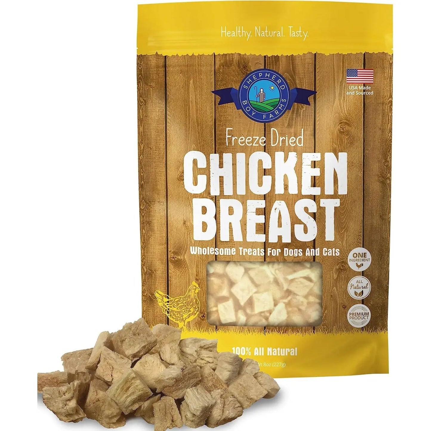 Shepherd Boy Farms Freeze Dried Chicken Breast Dog Treats Shepherd Boy Farms