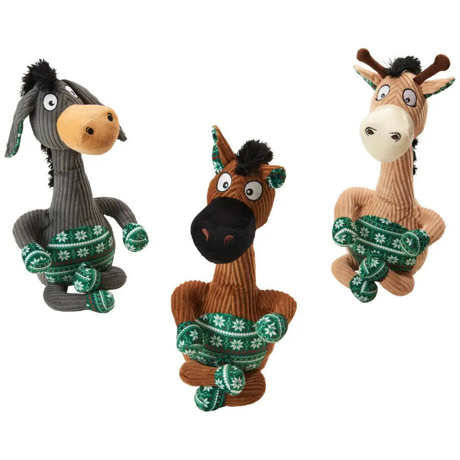 Spot Holiday Yoga Trio Dog Toy Assorted, 16 in Spot