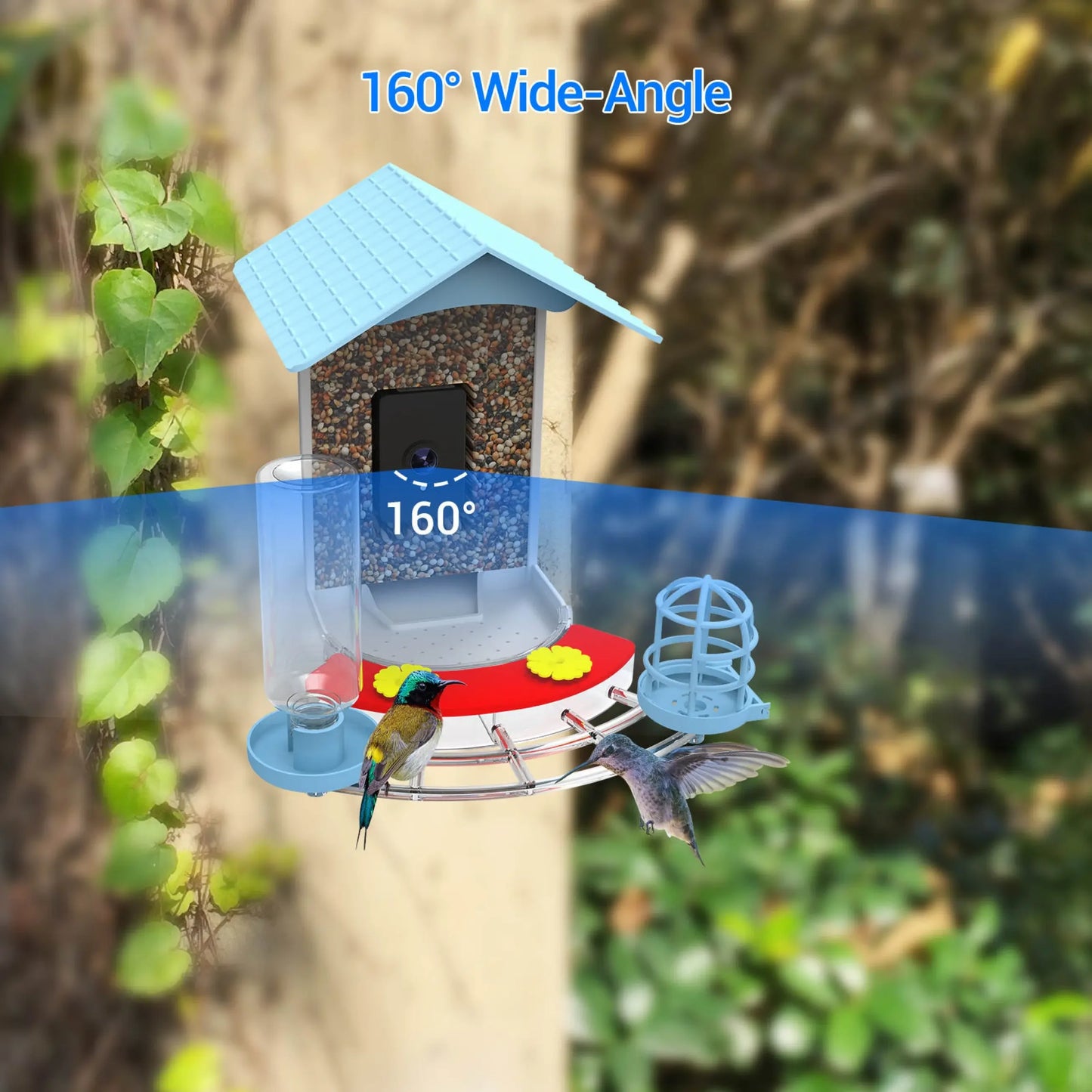 Talis-us Smart Bird Feeder Auto Capture Birds Videos & Motion Detection Wireless Camera Talis Us