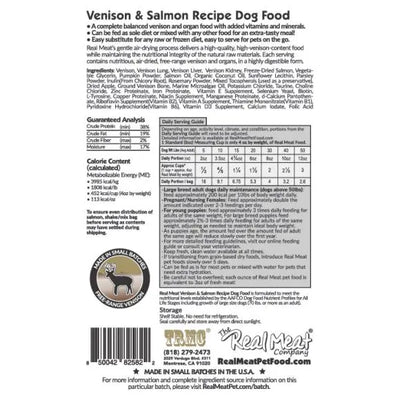 The Real Meat Company Air-Dried Venison with Salmon Dog Food 2lb Real Meat®