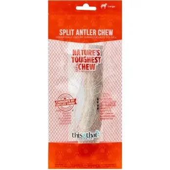 This & That Premium Split Elk Antler Chew Dog Treat This & That