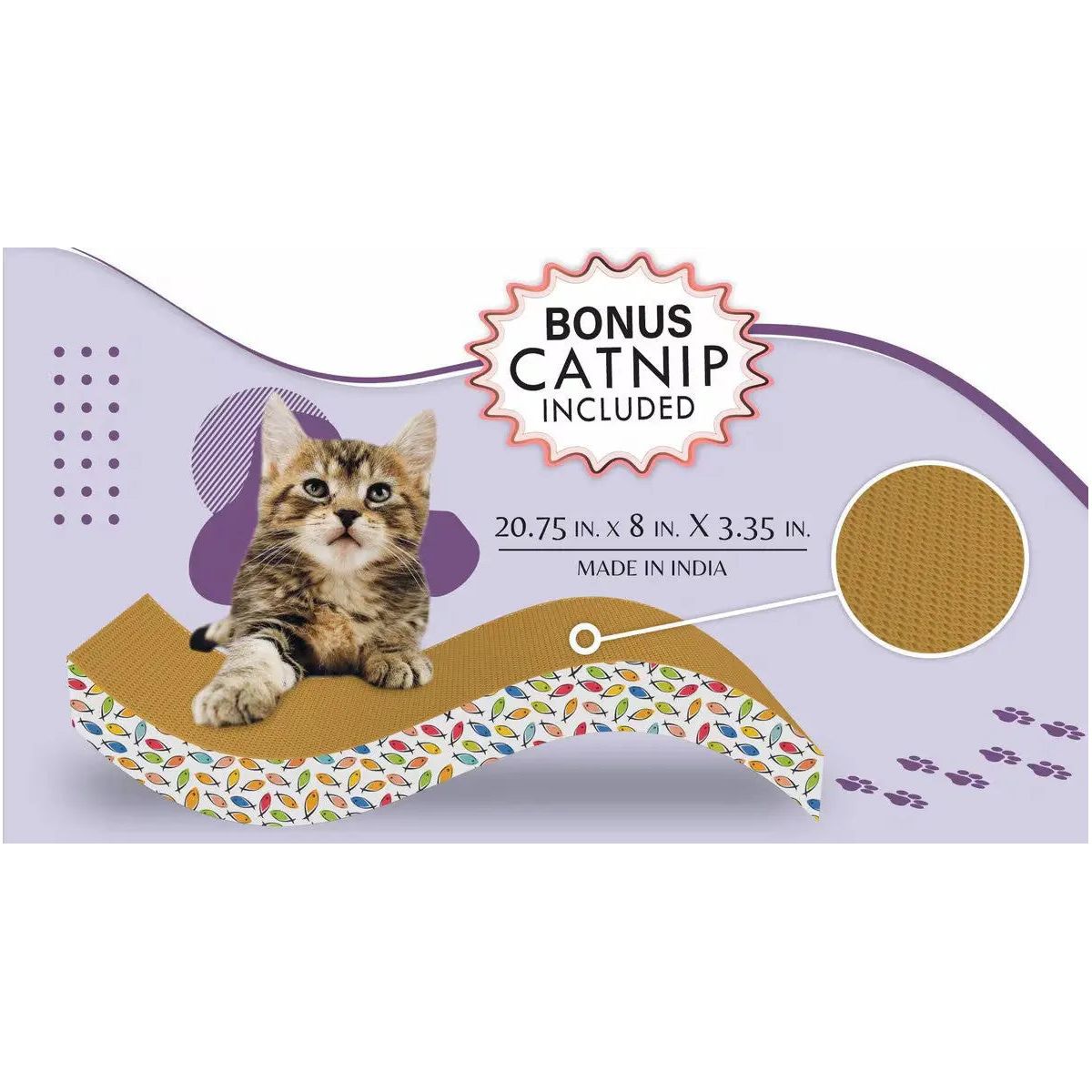 ThoozyPet Shallow Wave Cat Scratcher ThoozyPet