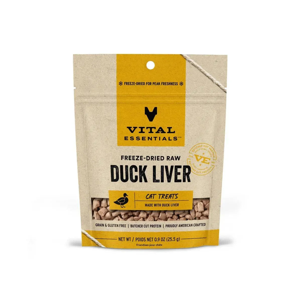 Vital Essentials® Freeze-Dried Duck Liver Cat Treats, 0.9 oz Vital Essentials®