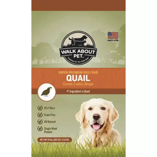 Walk About Pet Canine Exotics Recipe Dog Food 10 lb Walk About Pet