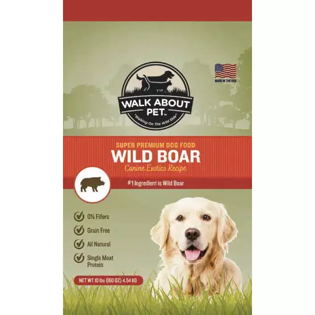 Walk About Pet Canine Exotics Recipe Dog Food 10 lb Walk About Pet