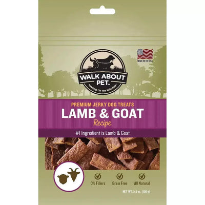 Walk About Pet Lamb & Goat Jerky Dog Treat Walk About Pet
