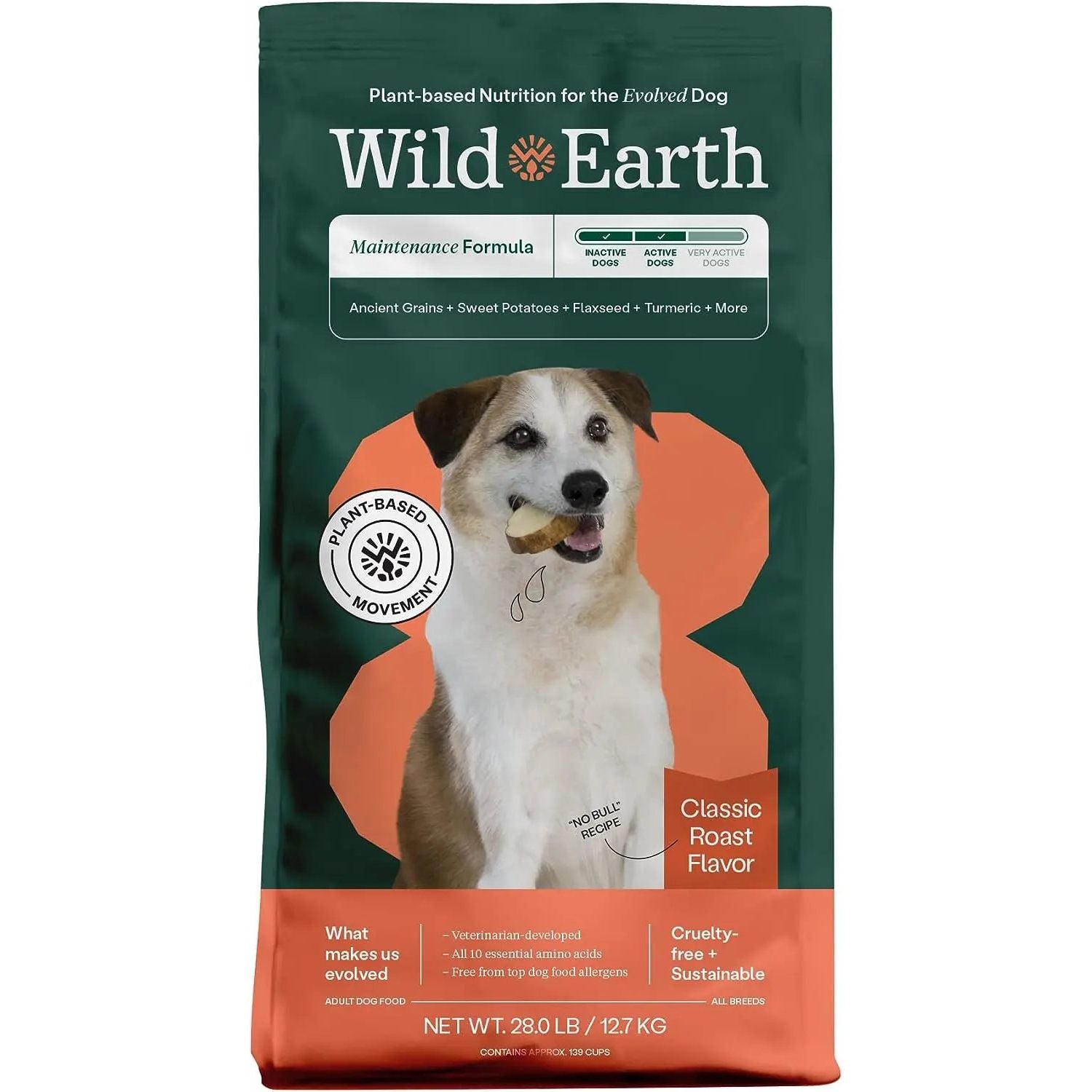 Wild Earth Maintenance Formula Vegan Dog Food Allergy Relief