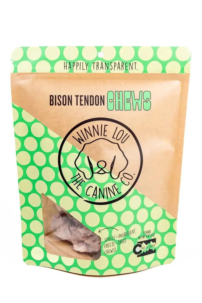 Winnie Lou Freeze-Dried Bison Tendon Chews Winnie Lou