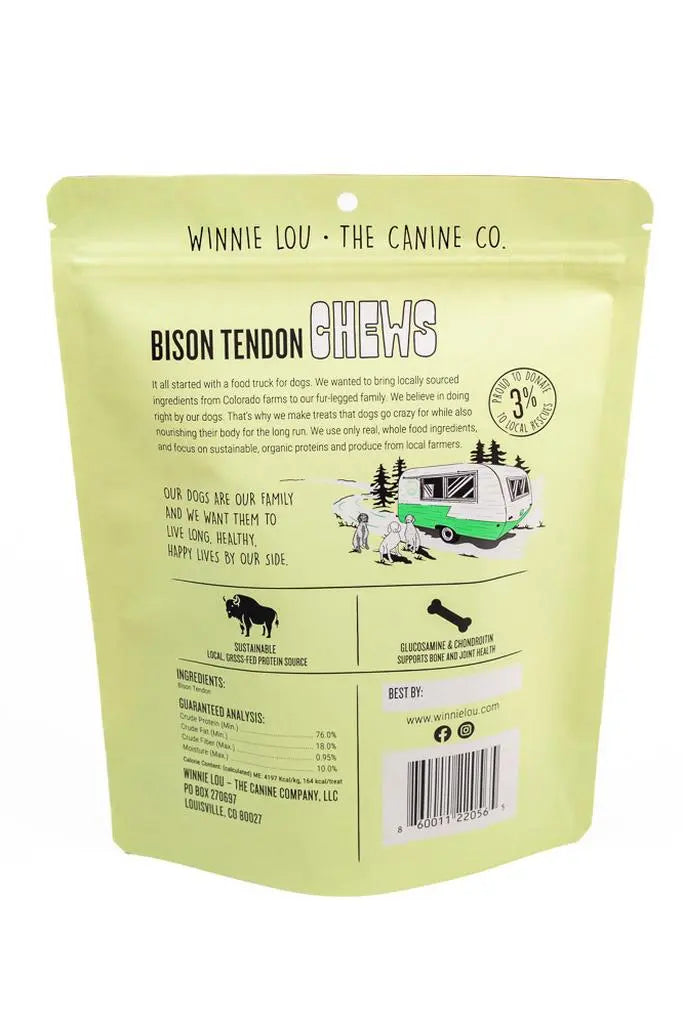 Winnie Lou Freeze-Dried Bison Tendon Chews Winnie Lou