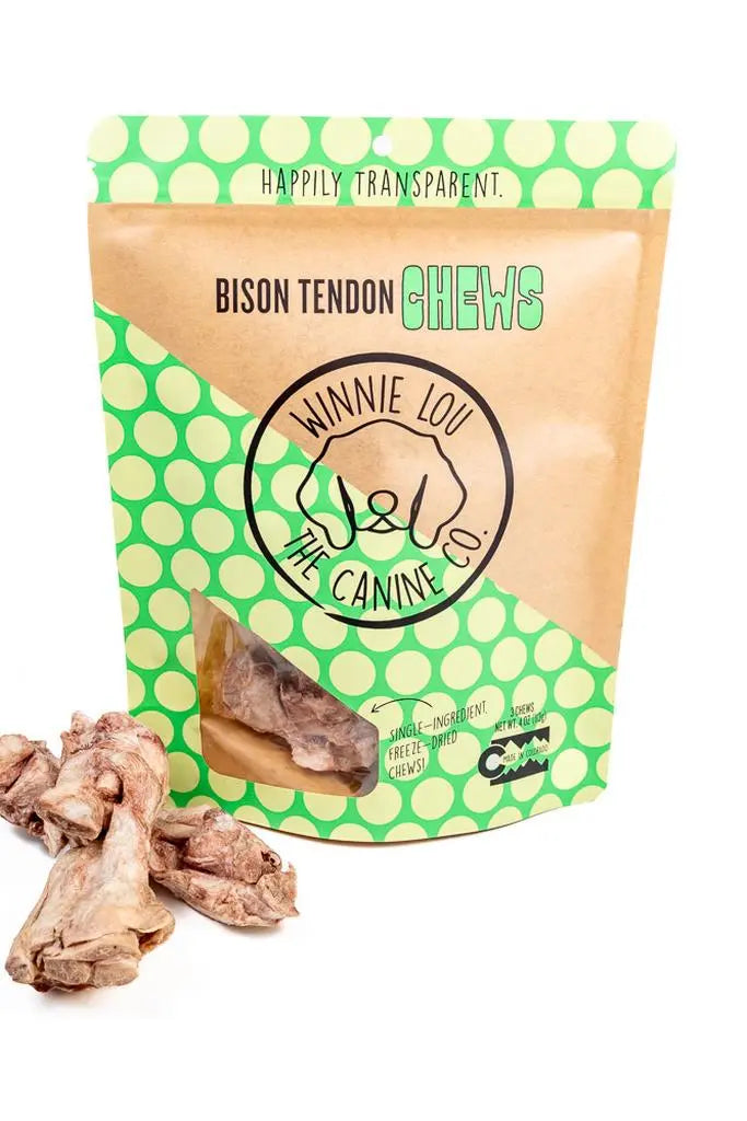 Winnie Lou Freeze-Dried Bison Tendon Chews Winnie Lou