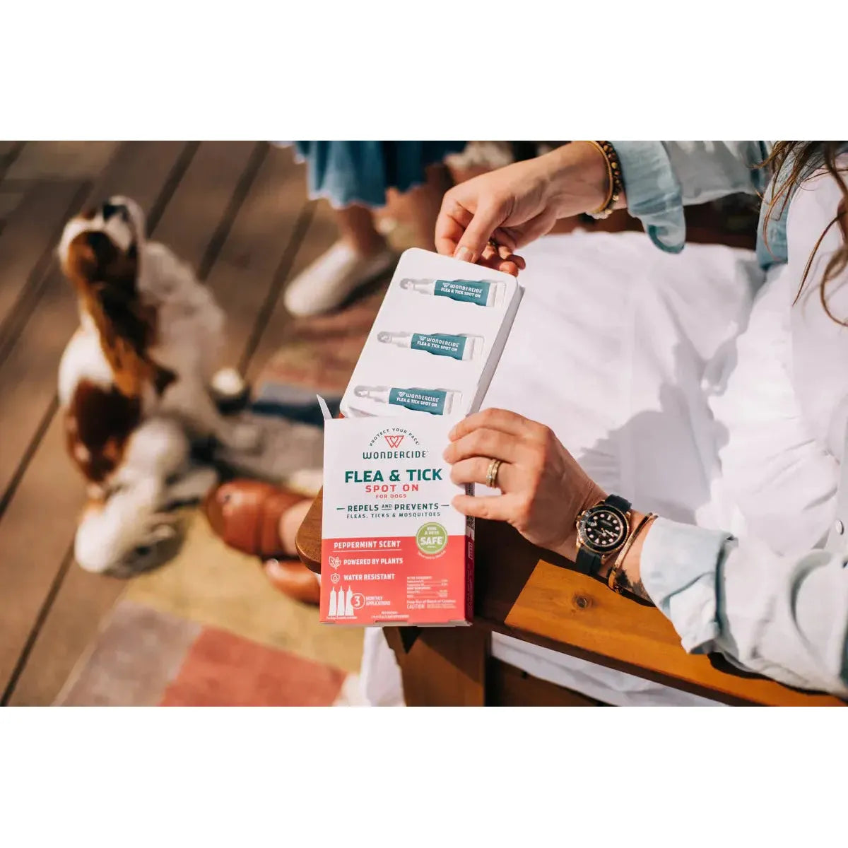 Wondercide Flea & Tick Spot On for Dogs Peppermint Wondercide