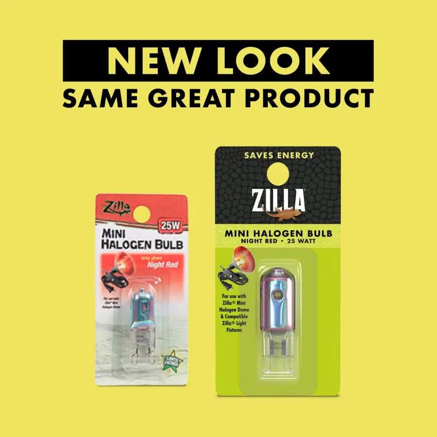 Zilla® Mini Halogen Bulb 25 Watt Day White Color 2.5 X 0.75 X 4 Inch Zilla®