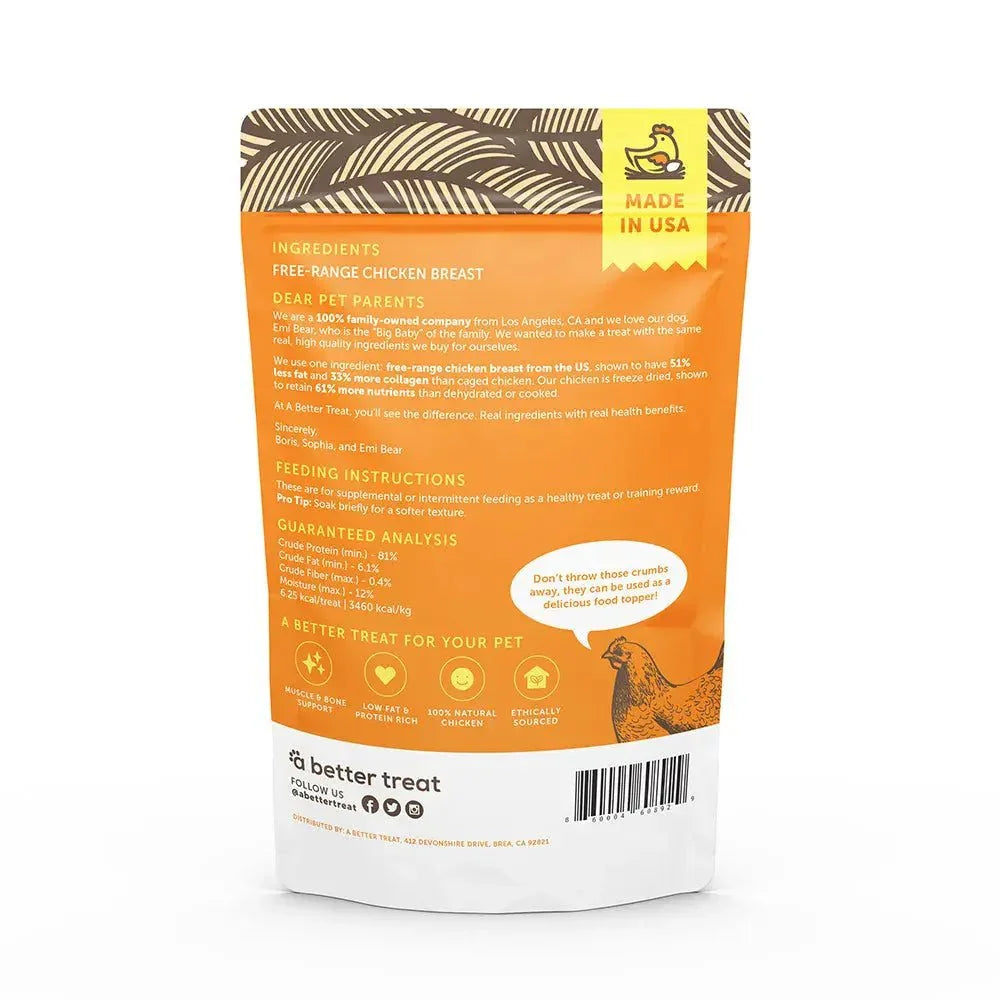 A Better Treat Just One Thing Freeze Dried Dog & Cat Treats 3 oz - Talis Us
