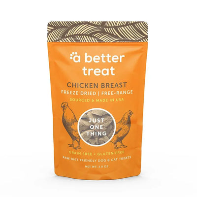 A Better Treat Just One Thing Freeze Dried Dog & Cat Treats 3 oz - Talis Us