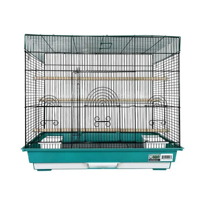 A & E Cages Happy Beaks 2 - Tone Flat Top Bird Cage 26In X 14In X 23 in, 2 pk - Talis Us