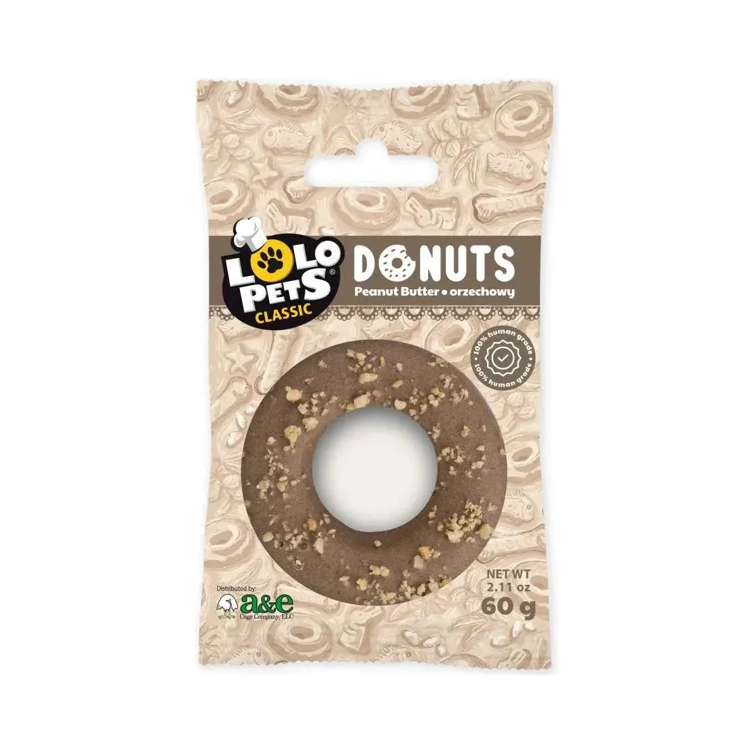 A & E Cages LoLo Pets Bakery Gourmet Donut Dog Treat - Talis Us
