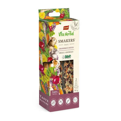 A & E Cages Vitapol Vita Herbal Smakers Grandma's Patch Small Animal Treat 2 pk - Talis Us