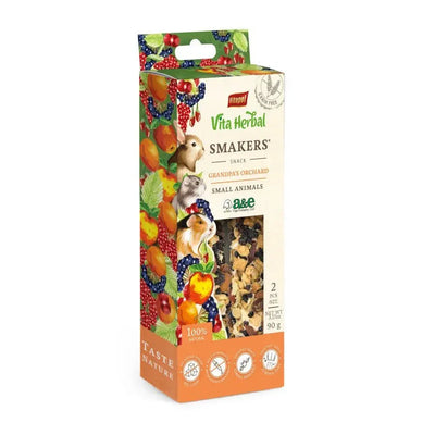 A & E Cages Vitapol Vita Herbal Smakers Grandpa's Orchard Small Animal Treat 2 pk - Talis Us