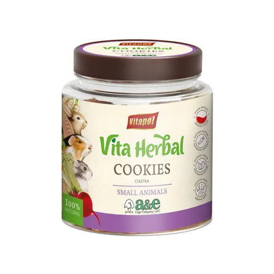 A & E Cages Vitapol Vita Herbal Small Animal Cookies 240 g - Talis Us
