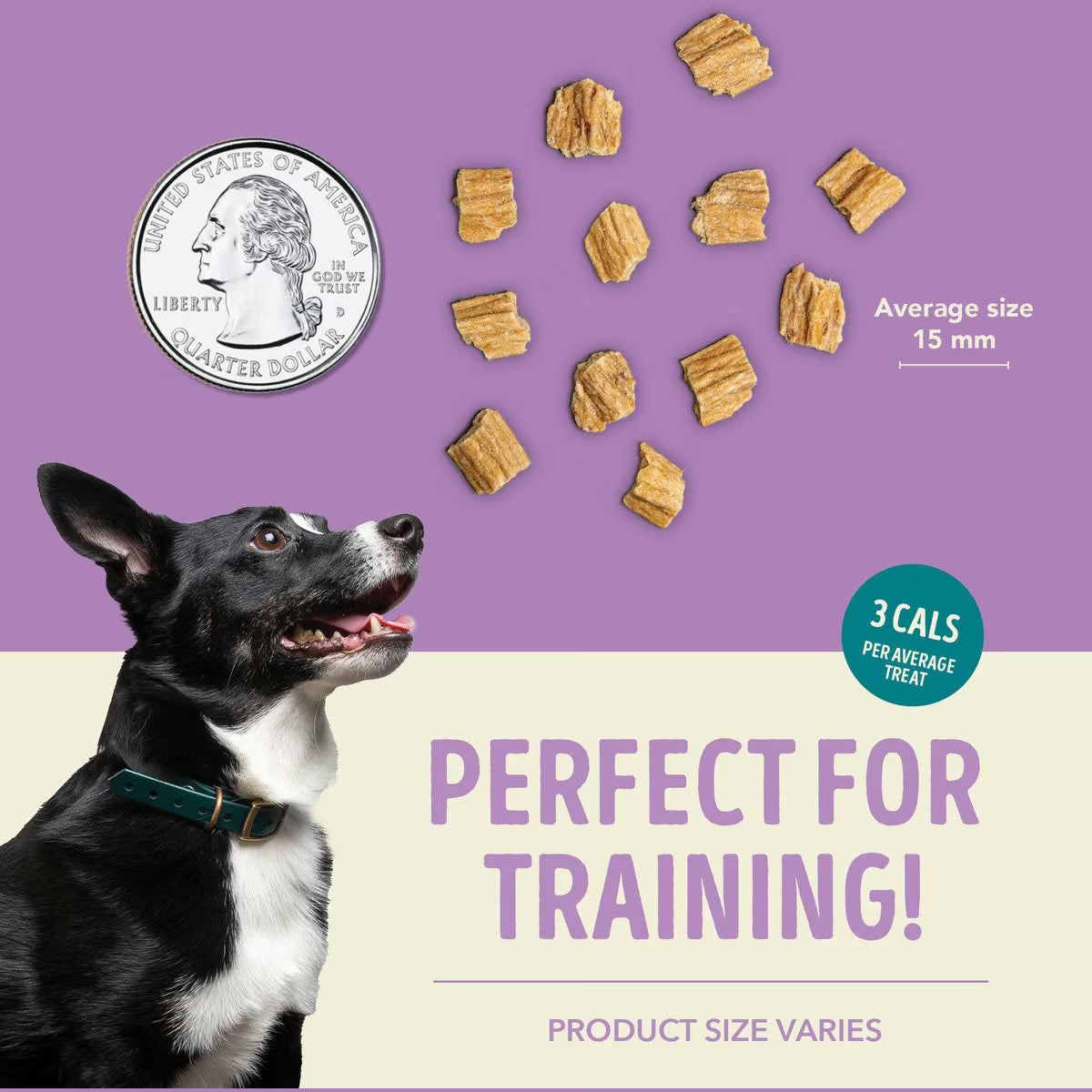 ACANA duck jerky dog treats in small pieces ideal for training your dog with low calories