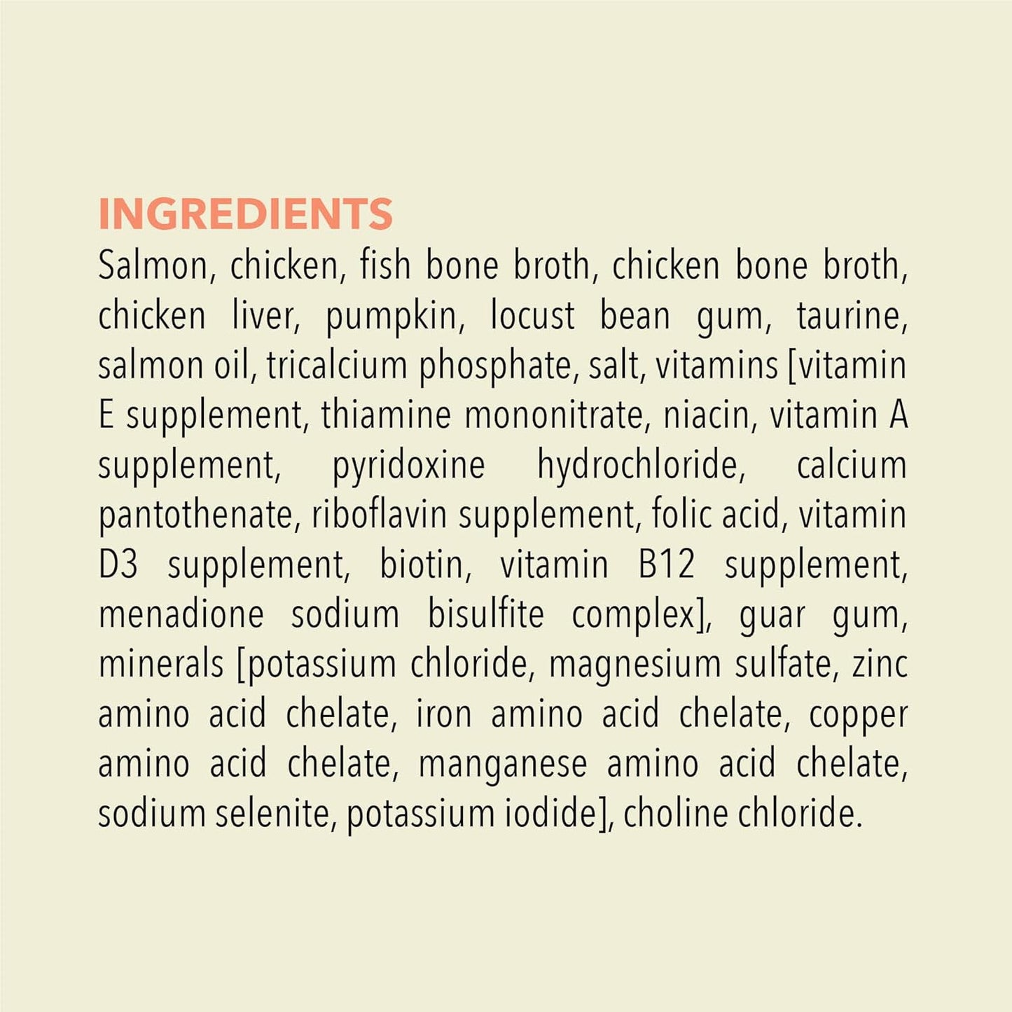 ACANA salmon and chicken wet cat food with a nutritious ingredient list for a healthy diet