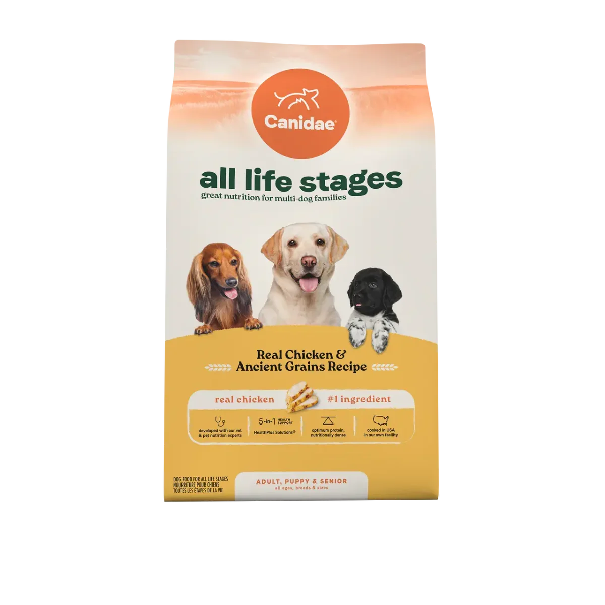 All Life Stages Dry Dog Food, Real Chicken & Ancient Grains Recipe - Talis Us